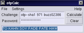 Calculating an SHA1 response.